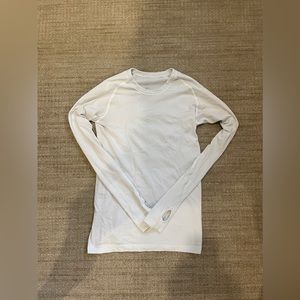 Long Sleeve White Swiftly Tech